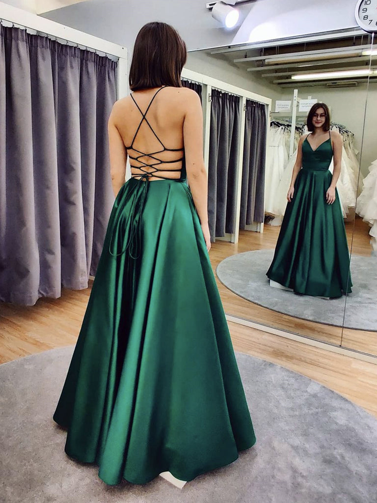 open back prom dress