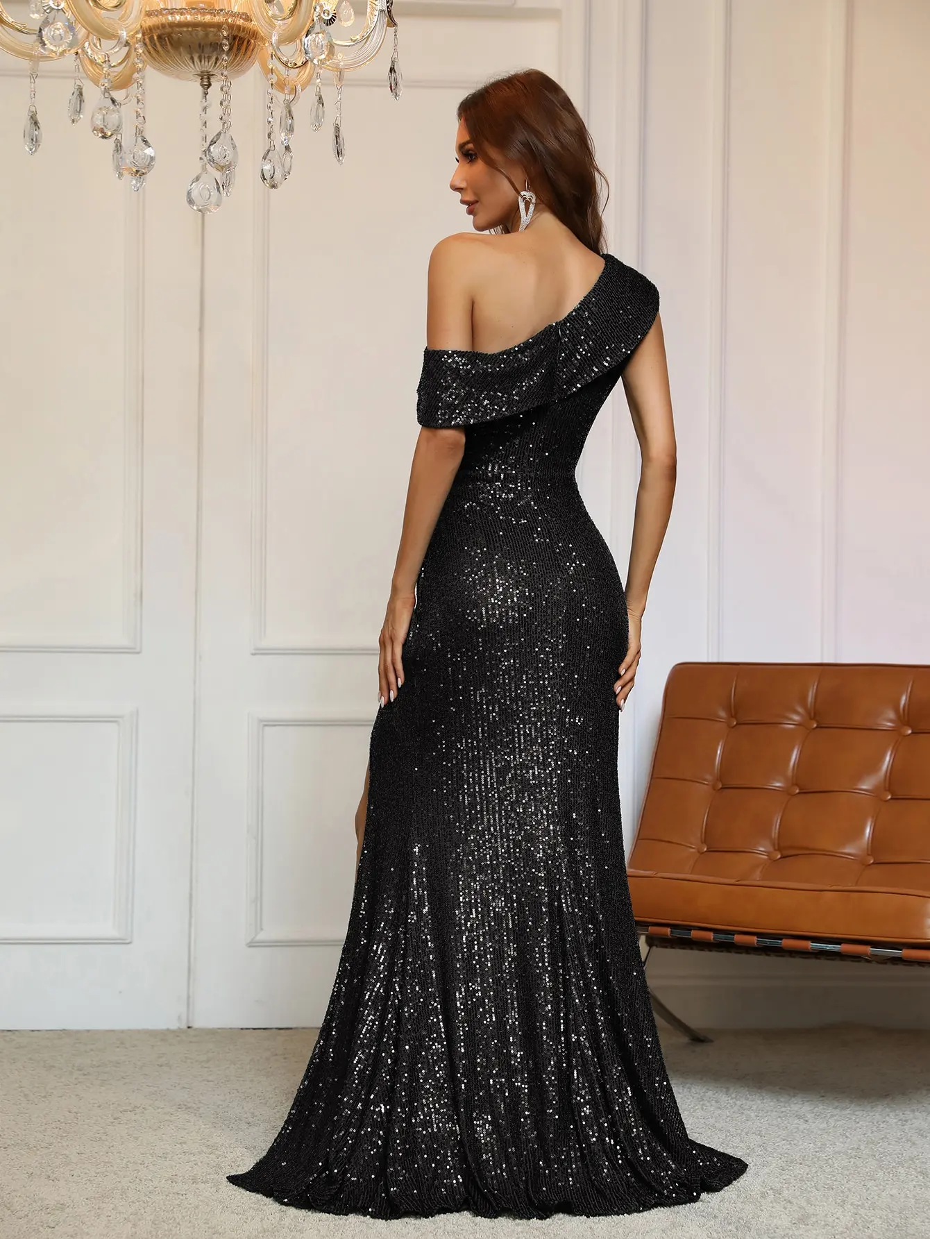 off shoulder prom dress