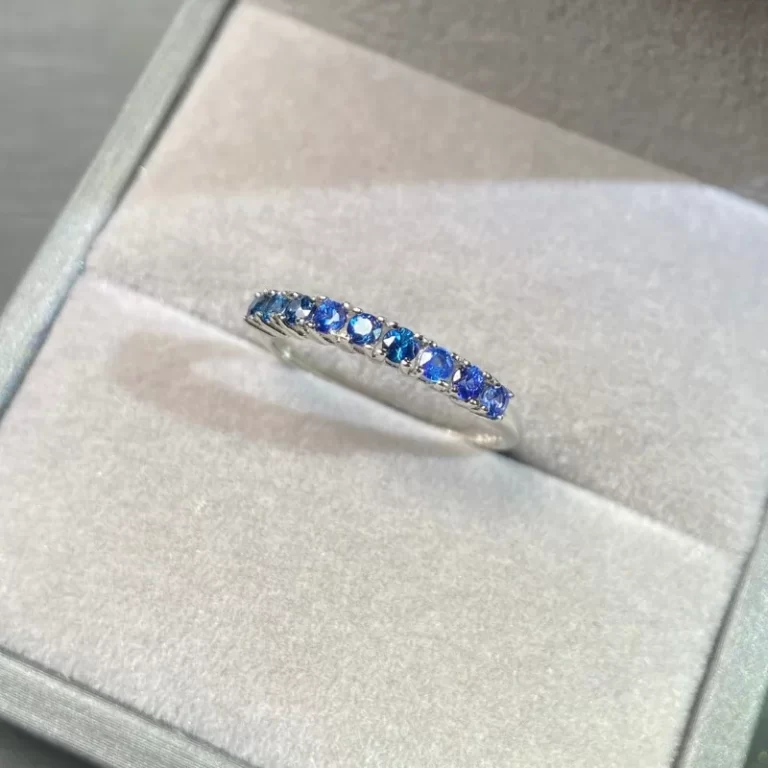 Crafting the Perfect Sapphire Wedding Band