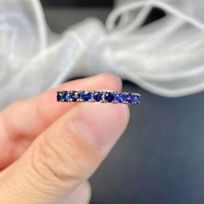 sapphire wedding band