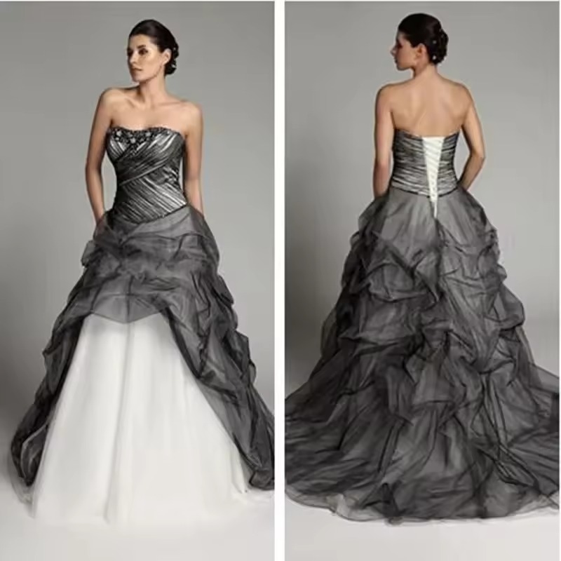 black wedding dresses